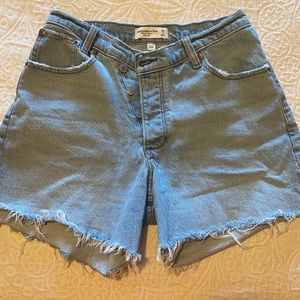 Abercrombie & Fitch Curve Love Shorts, Dad short, High Rise, Size 26
